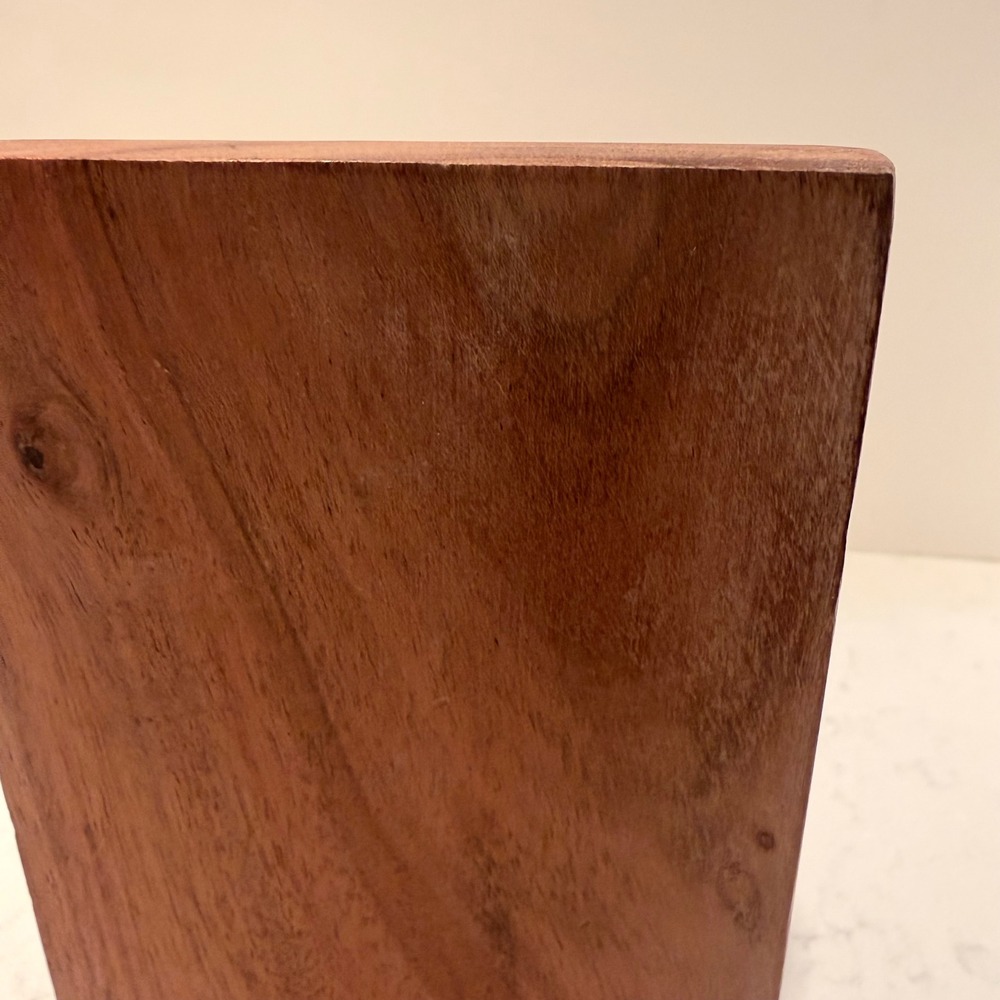 Marble & Wood Single Modern Bookend NEW Sturdy Heavy Simple Minimalist Bookish - Picture 6 of 11